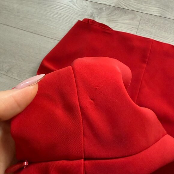 Love Moschino Elegant Red Sleeveless Midi Dress - Picture 9 of 14